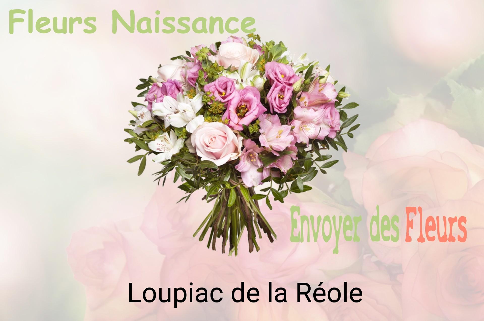 Bouquet de fleurs de naissance livré à Loupiac-de-la-Réole