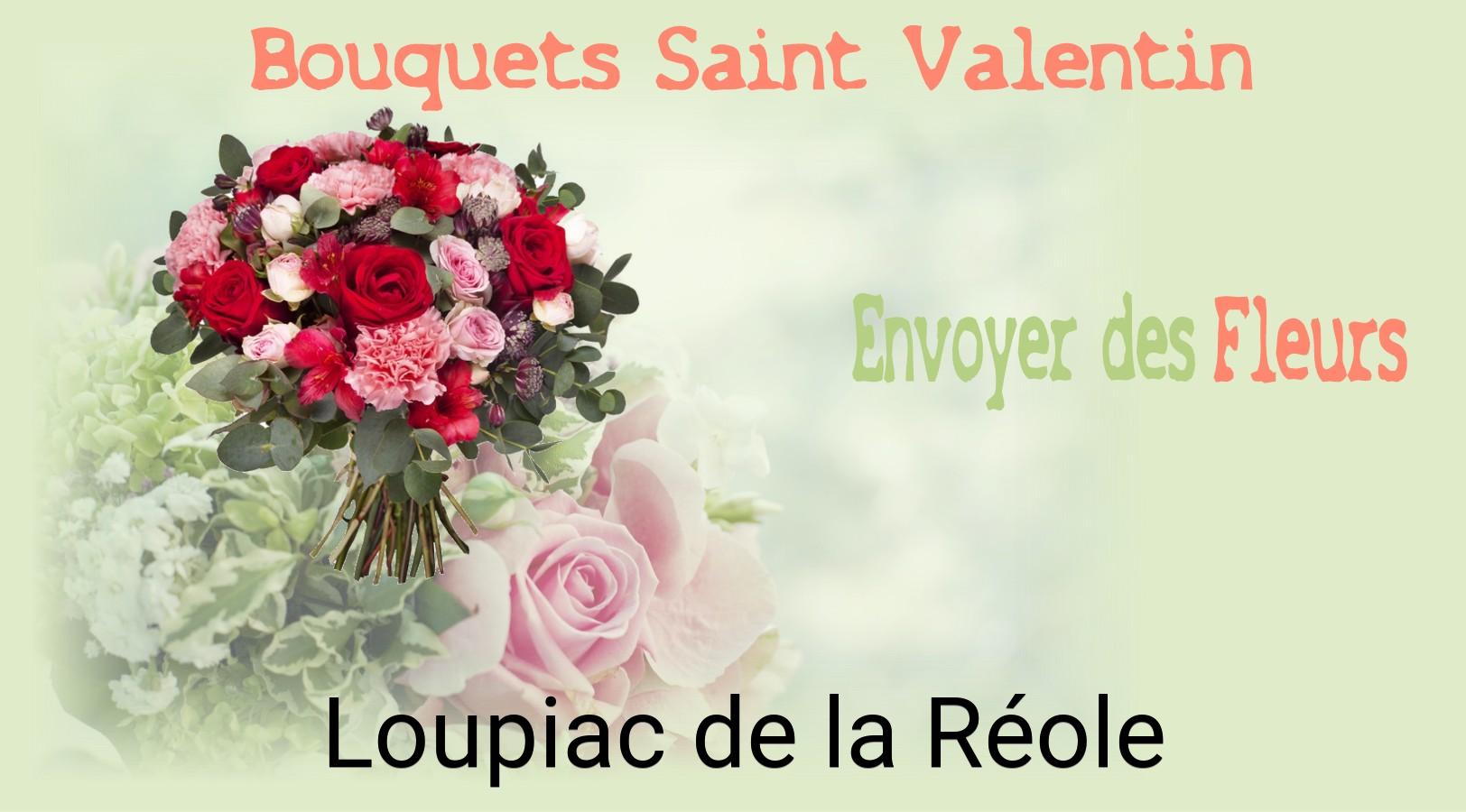 Roses de Saint-Valentin livrées à Loupiac-de-la-Réole